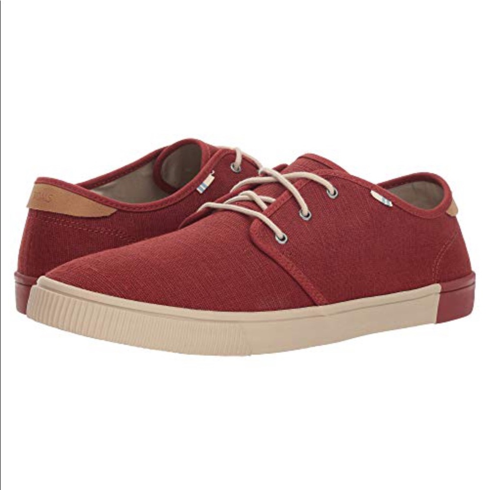 Toms Carlo Burnt Henna Heritage Canvas Shoes- New